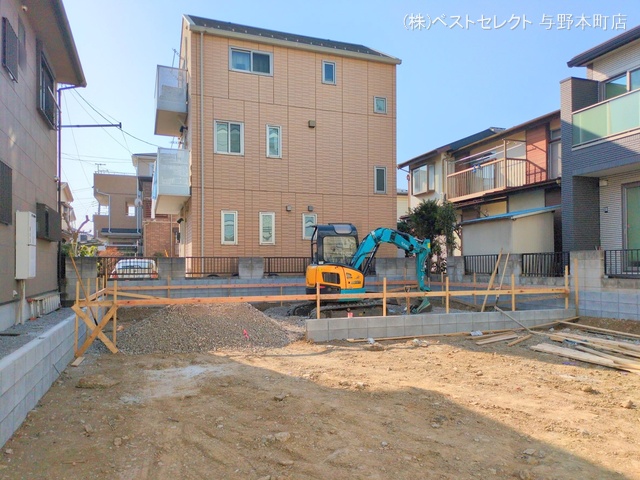 埼玉県さいたま市桜区栄和3丁目の新築戸建て基礎写真 2025年2月27日撮影