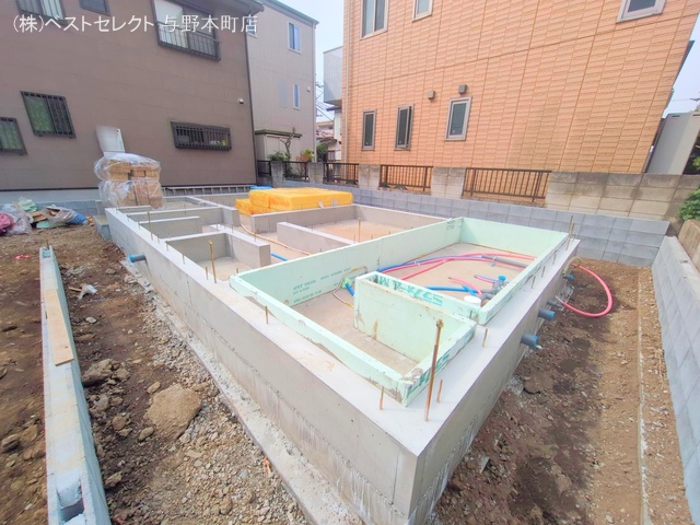 埼玉県さいたま市桜区栄和3丁目の新築戸建て基礎写真 2025年3月23日撮影