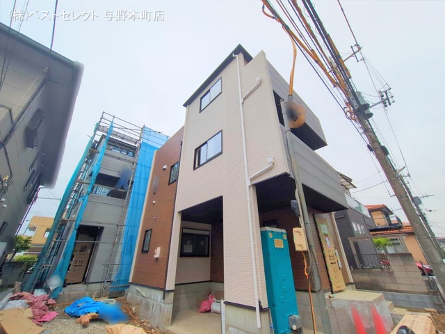 埼玉県さいたま市桜区栄和3丁目の新築戸建て外構写真 2025年4月27日撮影