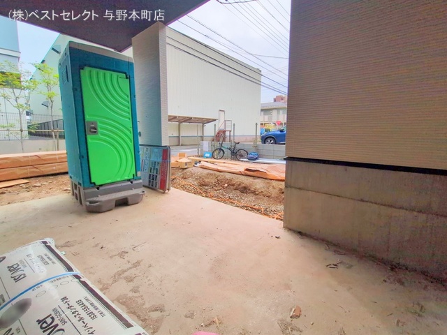 埼玉県さいたま市桜区栄和3丁目の新築戸建て外構写真 2025年4月27日撮影