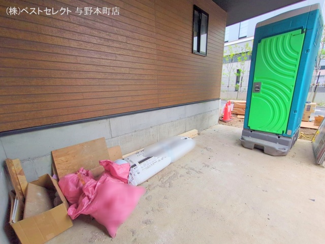 埼玉県さいたま市桜区栄和3丁目の新築戸建て外構写真 2025年4月27日撮影