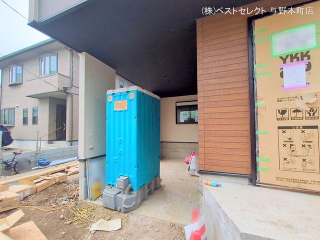 埼玉県さいたま市桜区栄和3丁目の新築戸建て外構写真 2025年4月27日撮影