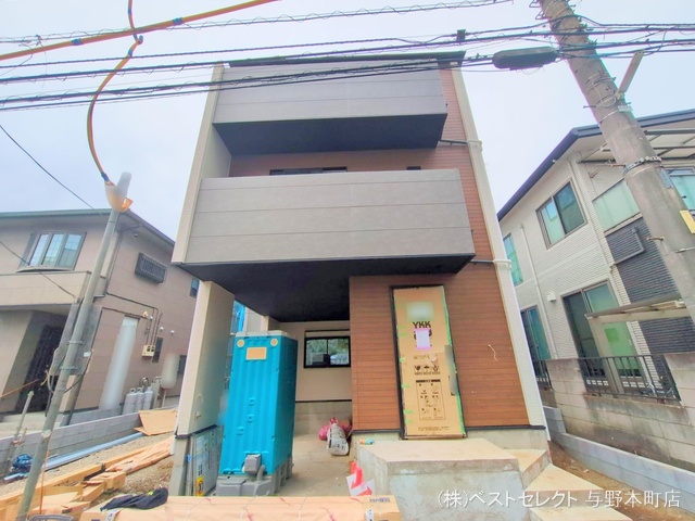 埼玉県さいたま市桜区栄和3丁目の新築戸建て外構写真 2025年4月27日撮影
