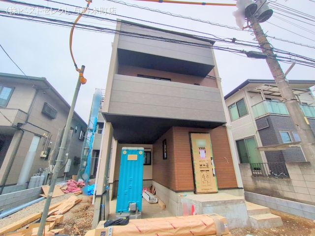 埼玉県さいたま市桜区栄和3丁目の新築戸建て外構写真 2025年4月27日撮影