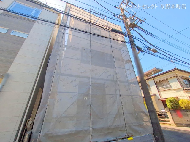 埼玉県さいたま市桜区栄和３丁目の新築戸建てシート写真 2025年4月8日撮影