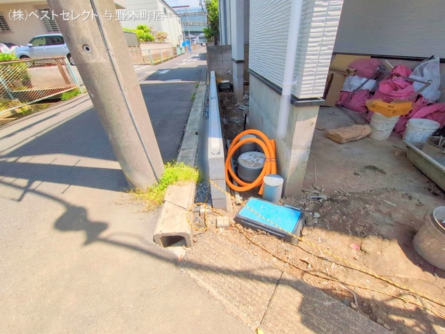 埼玉県さいたま市桜区栄和3丁目の新築戸建て外構写真 2025年4月30日撮影
