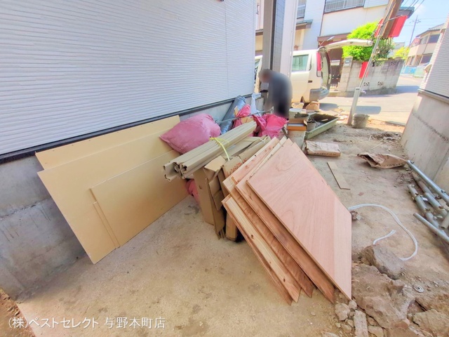 埼玉県さいたま市桜区栄和3丁目の新築戸建て外構写真 2025年4月30日撮影