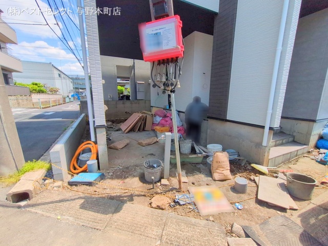 埼玉県さいたま市桜区栄和3丁目の新築戸建て外構写真 2025年4月30日撮影