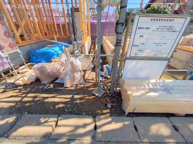 埼玉県さいたま市桜区町谷１丁目の新築戸建て上棟写真 2025年4月15日撮影