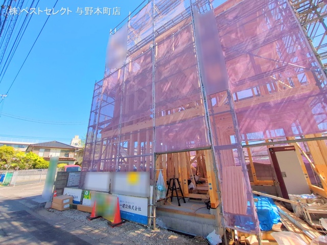 埼玉県さいたま市桜区町谷１丁目の新築戸建て上棟写真 2025年4月15日撮影