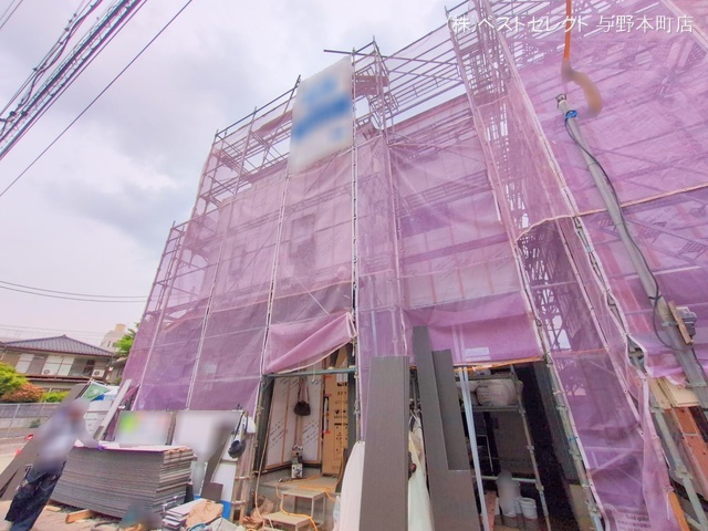埼玉県さいたま市桜区町谷１丁目の新築戸建てシート写真 2025年5月8日撮影