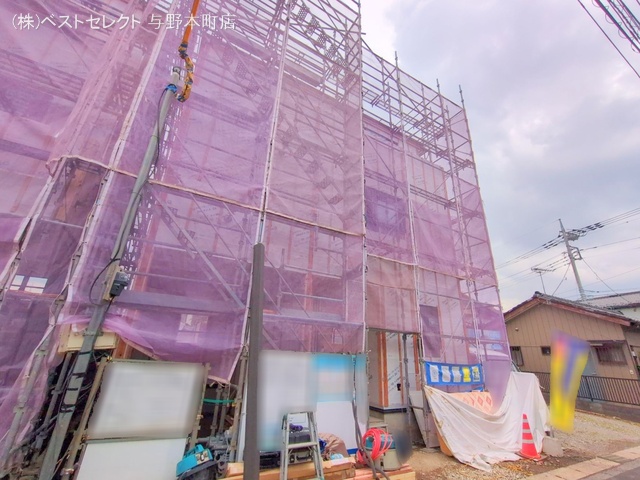 埼玉県さいたま市桜区町谷１丁目の新築戸建てシート写真 2025年5月8日撮影