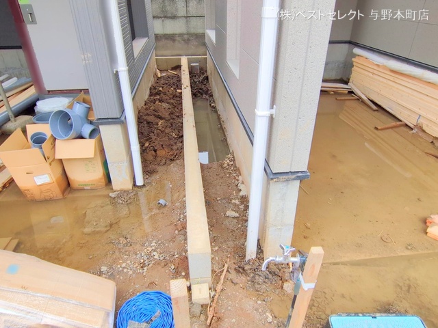 埼玉県さいたま市桜区町谷１丁目の新築戸建て外構写真 2025年6月1日撮影