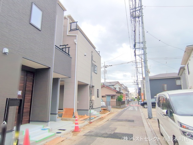 埼玉県さいたま市桜区町谷１丁目の新築戸建て外構写真 2025年6月23日撮影