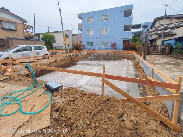埼玉県さいたま市桜区西堀7丁目の新築戸建て基礎写真 2025年4月27日撮影