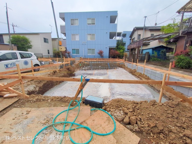 埼玉県さいたま市桜区西堀7丁目の新築戸建て基礎写真 2025年4月27日撮影