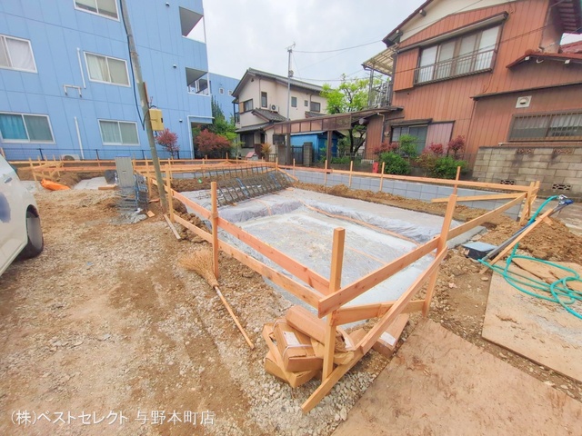埼玉県さいたま市桜区西堀7丁目の新築戸建て基礎写真 2025年4月27日撮影