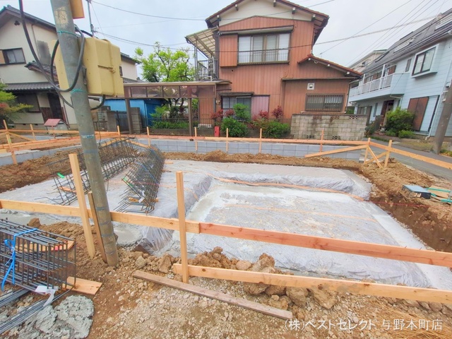 埼玉県さいたま市桜区西堀7丁目の新築戸建て基礎写真 2025年4月27日撮影