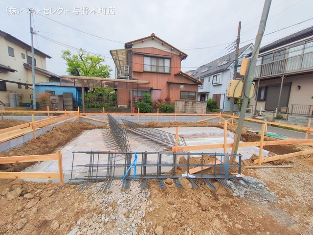 埼玉県さいたま市桜区西堀7丁目の新築戸建て基礎写真 2025年4月27日撮影