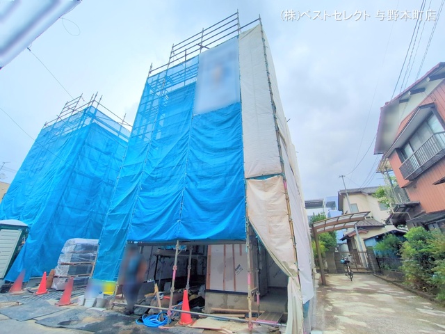 埼玉県さいたま市桜区西堀7丁目の新築戸建てシート写真 2025年6月23日撮影