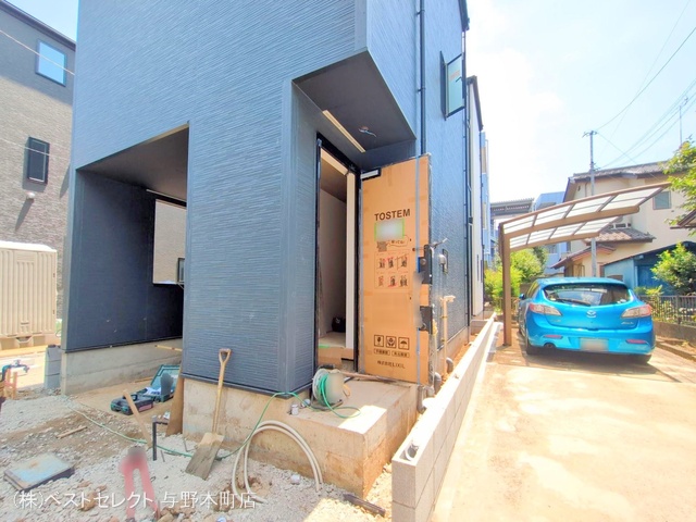 埼玉県さいたま市桜区西堀7丁目の新築戸建て外構写真 2025年7月21日撮影