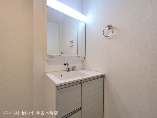 埼玉県さいたま市桜区西堀7丁目の新築戸建て洗面所写真 2025年8月6日撮影