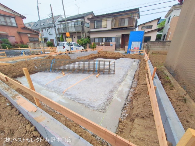 埼玉県さいたま市桜区西堀7丁目の新築戸建て基礎写真 2025年4月27日撮影