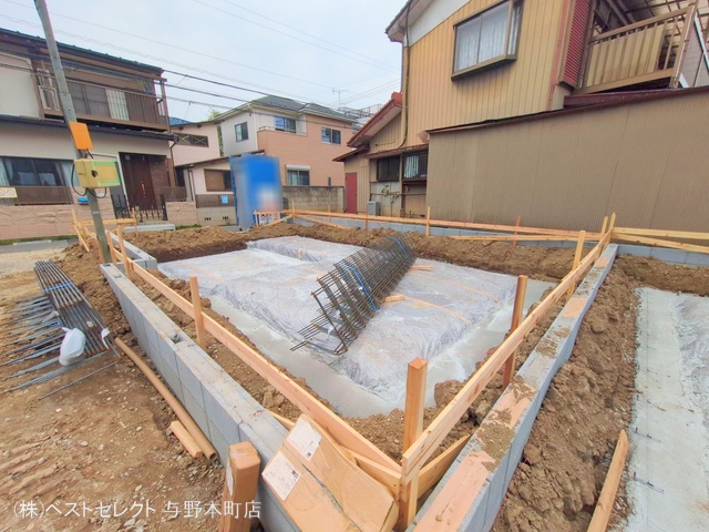 埼玉県さいたま市桜区西堀7丁目の新築戸建て基礎写真 2025年4月27日撮影