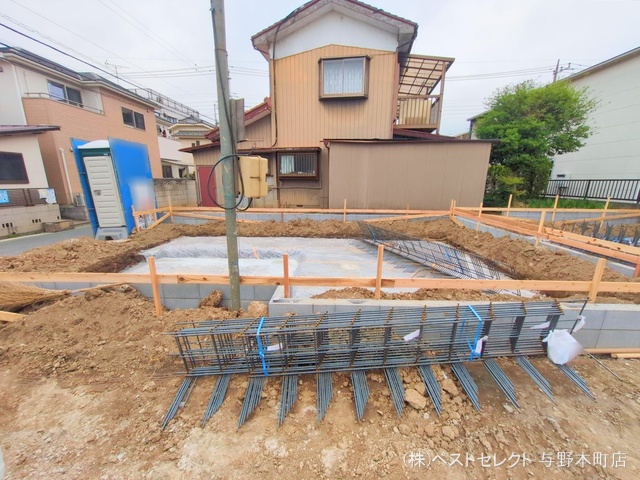 埼玉県さいたま市桜区西堀7丁目の新築戸建て基礎写真 2025年4月27日撮影