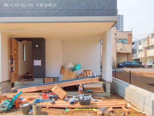 埼玉県さいたま市中央区上落合6丁目の新築戸建て外構写真 2025年5月13日撮影