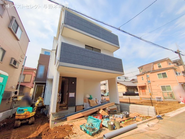 埼玉県さいたま市中央区上落合6丁目の新築戸建て外構写真 2025年5月13日撮影