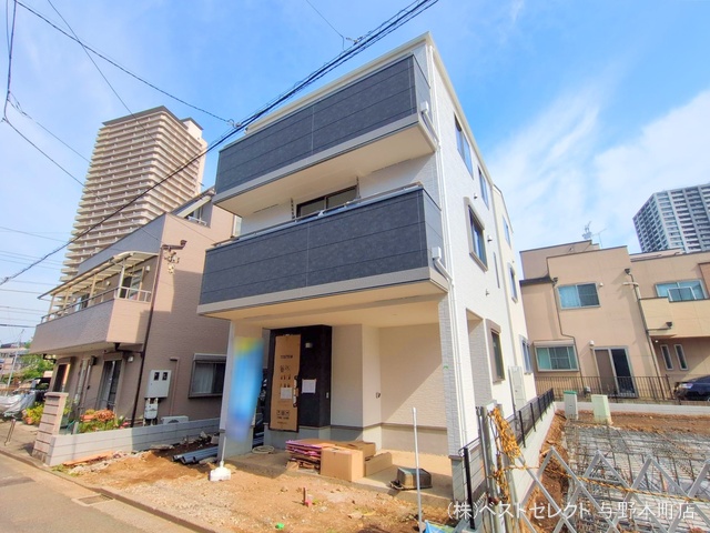 埼玉県さいたま市中央区上落合6丁目の新築戸建て外構写真 2025年6月5日撮影