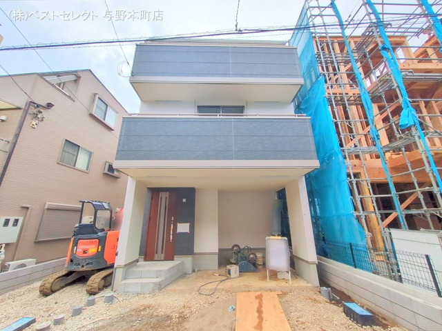 埼玉県さいたま市中央区上落合6丁目の新築戸建て外構写真 2025年6月25日撮影