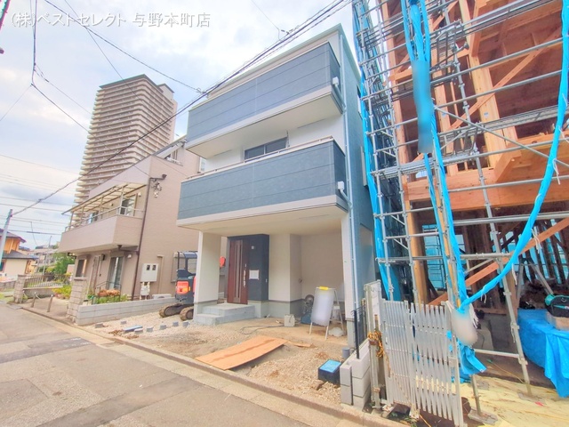 埼玉県さいたま市中央区上落合6丁目の新築戸建て外構写真 2025年6月25日撮影