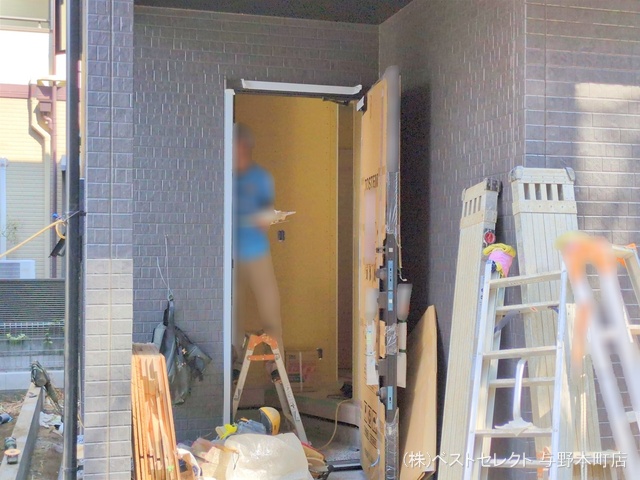 埼玉県さいたま市中央区新中里4丁目の新築戸建て外構写真 2025年8月31日撮影