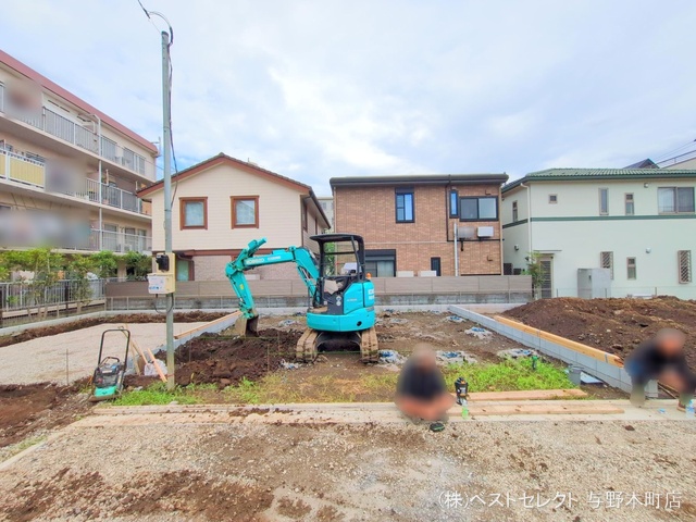 埼玉県さいたま市中央区新中里4丁目の新築戸建て更地・土地写真 2025年6月25日撮影