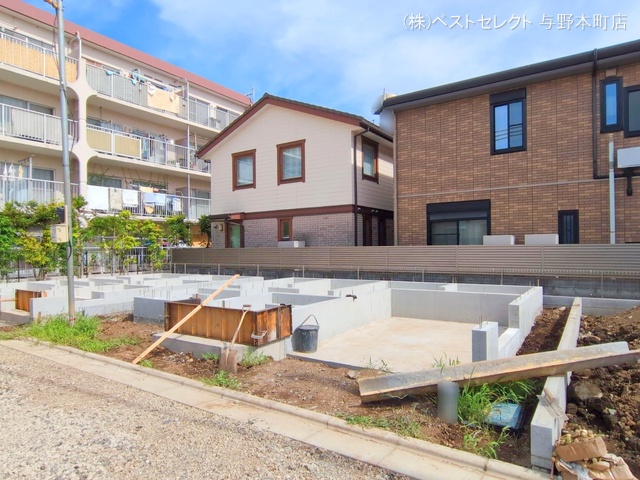 埼玉県さいたま市中央区新中里4丁目の新築戸建て基礎写真 2025年7月17日撮影