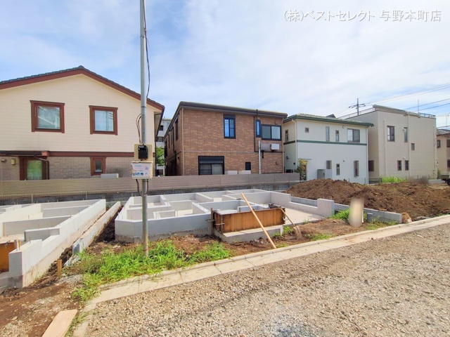 埼玉県さいたま市中央区新中里4丁目の新築戸建て基礎写真 2025年7月17日撮影
