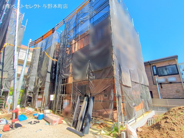 埼玉県さいたま市中央区新中里4丁目の新築戸建て上棟写真 2025年7月30日撮影
