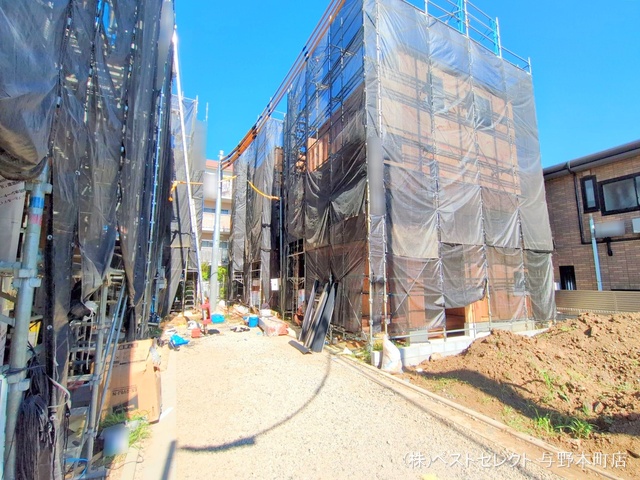 埼玉県さいたま市中央区新中里4丁目の新築戸建て上棟写真 2025年7月30日撮影