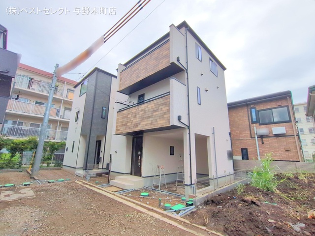 埼玉県さいたま市中央区新中里4丁目の新築戸建て外構写真 2025年9月18日撮影