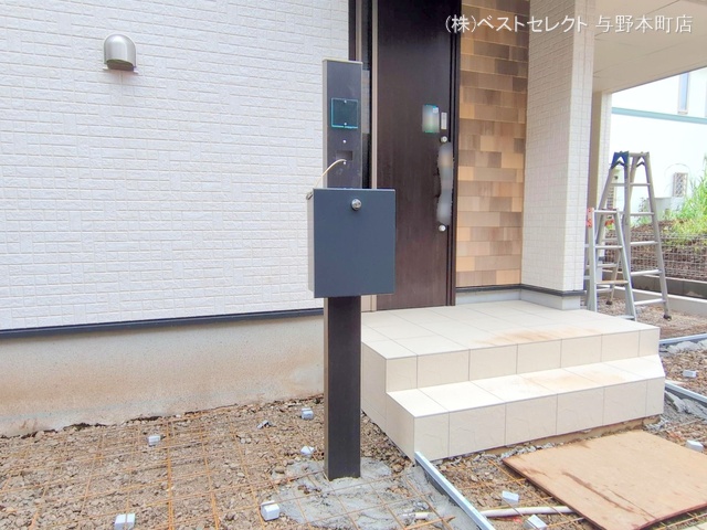 埼玉県さいたま市中央区新中里4丁目の新築戸建て外構写真 2025年9月18日撮影