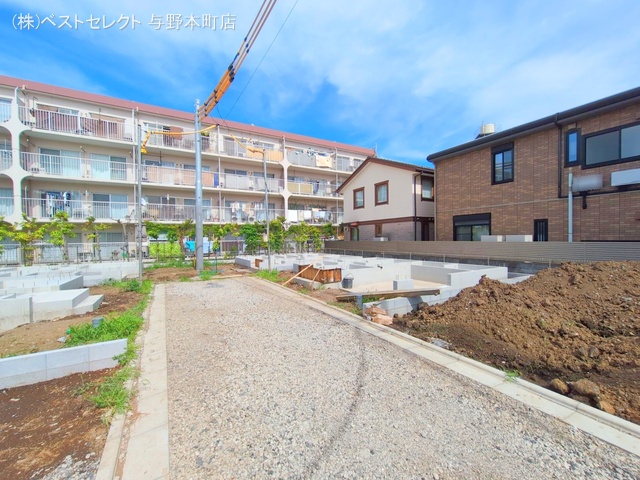 埼玉県さいたま市中央区新中里4丁目の新築戸建て基礎写真 2025年7月17日撮影