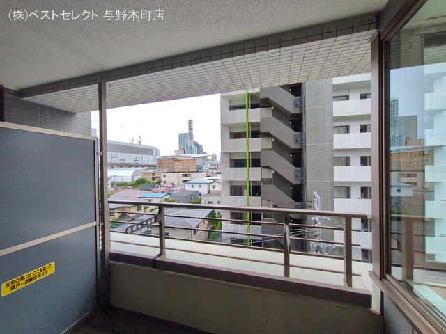 埼玉県さいたま市中央区上落合5丁目のマンション『S4タワー』バルコニー写真 2025年6月23日撮影