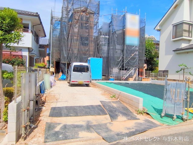 埼玉県さいたま市中央区下落合2丁目の新築戸建てシート写真 2025年9月24日撮影