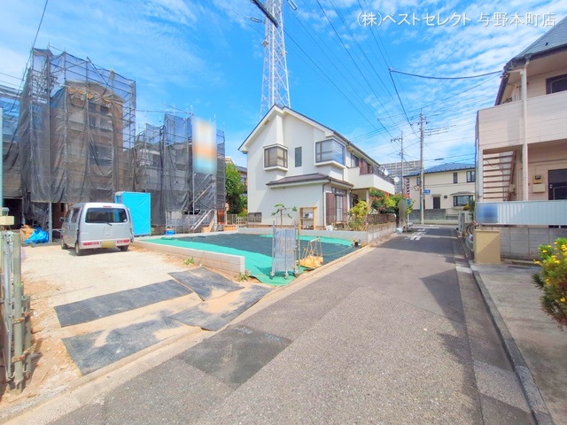 埼玉県さいたま市中央区下落合2丁目の新築戸建てシート写真 2025年9月24日撮影