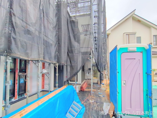 埼玉県さいたま市中央区下落合2丁目の新築戸建てシート写真 2025年10月14日撮影