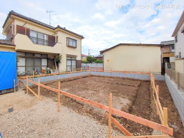 埼玉県さいたま市中央区八王子２丁目の新築戸建て基礎写真 2025年11月10日撮影