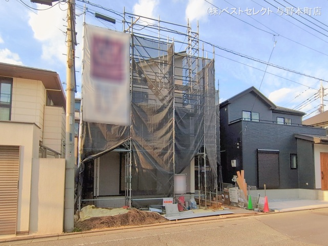 埼玉県さいたま市桜区田島５丁目の新築戸建てシート写真 2026年1月4日撮影