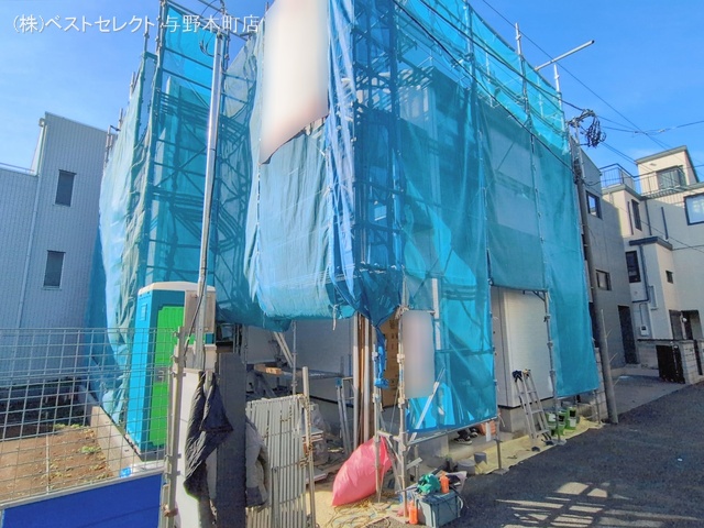 埼玉県さいたま市浦和区大東１丁目の新築戸建てシート写真 2026年2月26日撮影